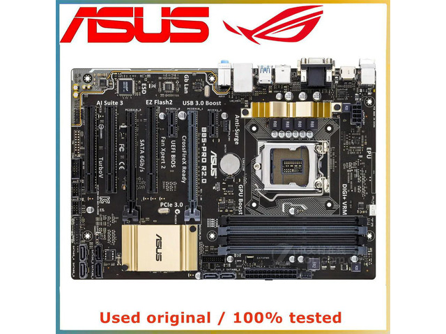 For B85-PRO R2.0 Computer Motherboard LGA 1150 DDR3 32G For B85 Desktop Mainboard SATA III PCI-E 3.0 X16
