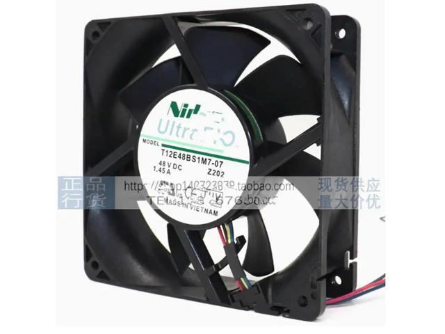 Fan NIDEC T12E48BS1M7-07 48V 1.45A 12CM 4 wire
