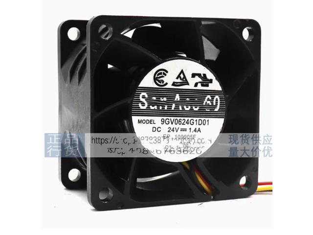 Fan 9GV0624P1G03 24V 1.4A 4 wire 6038 6CM 24V