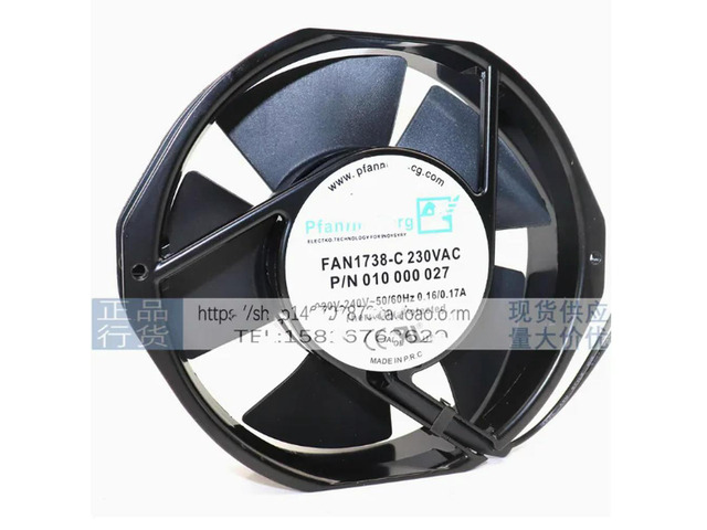 Fan Pfannenberg FAN1738-C 17CM 230V 0.16/0.17A 17238
