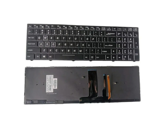 Keyboard colorful backlit For N850 CVM15F23USJ4309 6-80-N85H0-011-1 CVM15F23USJ430B CVM15F2300J430M 6-80-N85H3-191-1