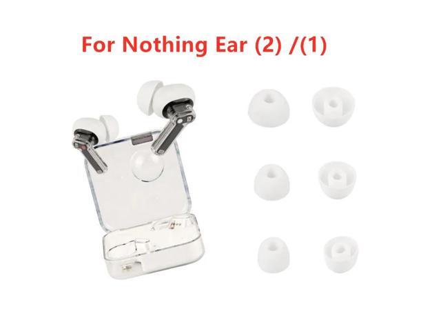 6pcs/lot Silicone In-Ear Earphone Case For Nothing Ear (2) covers Ear caps pads Bud Earbuds eartips cushion For Nothing Ear (1)