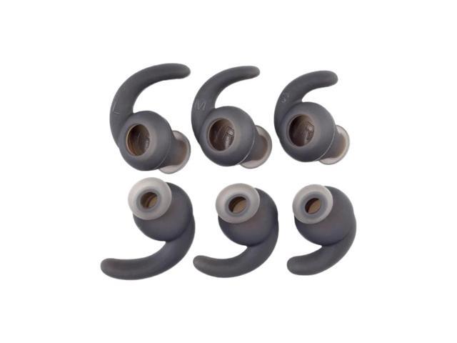 3 Pairs/Set S/M/L Silicone In-Ear Earbuds Eartips Cover With Ear Hook For JBL REFLECT Sports Bluetooth-compatible Headset