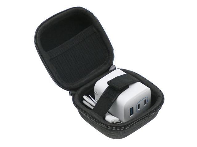 Portable Cable Organizer Waterproof Storage Bag for Anker 336 67W Charger EVA Hard Carrying Case Travel Storage Case