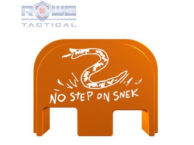 Rowe Tactical Rear Slide Cover Plate for Glock Gen 1-5 - Copper No Step On Snek - for Glock G17 G19 G21 G22 G23 G24 G26 G27 G29 G30 G31 G32 G33 G34...