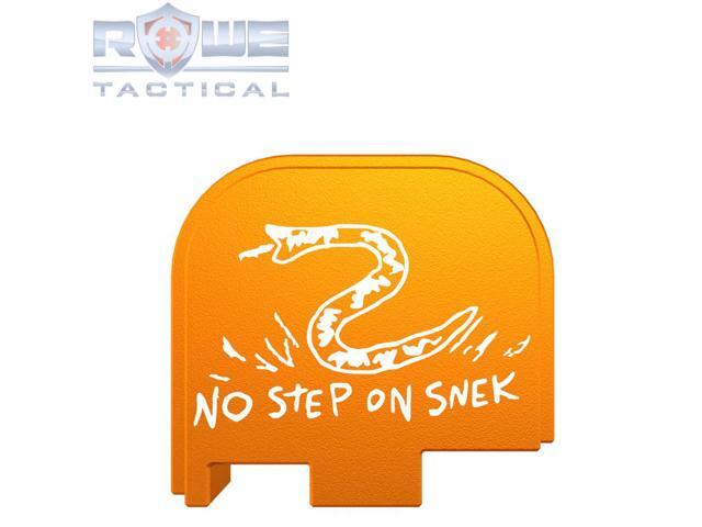 Rowe Tactical Rear Slide Cover Plate for Glock G43 G43x G48 - Copper - No Step On Snek