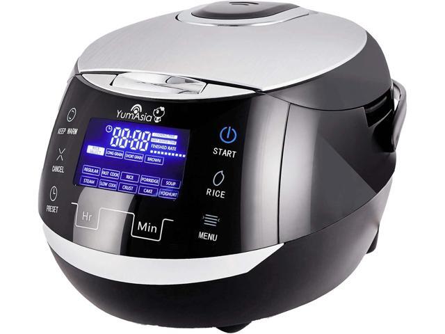 Yum Asia Sakura Rice Cooker with Ceramic Bowl and Advanced Fuzzy Logic (8 Cup, 1.5 Litre) 6 Rice Cook Functions, 6 Multicook Functions, Motouch LED.