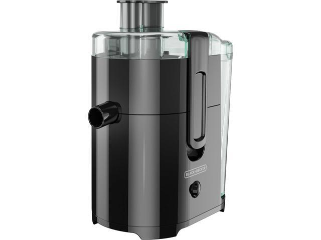 BLACK+DECKER 400-Watt Fruit and Vegetable Juice Extractor, Black, JE2400BD