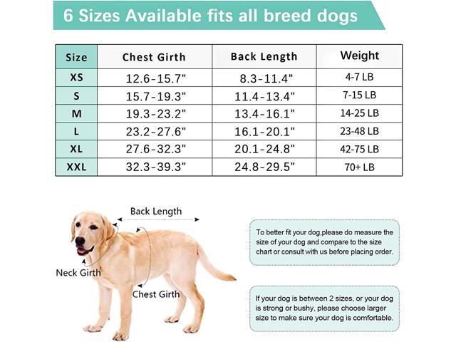 Kuoser Recovery Suit for Dogs Cats After Surgery, Professional Pet Recovery Shirt Dog Abdominal Wounds Bandages, Substitute E-Collar & Cone,Prevent...