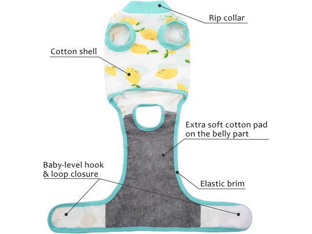 Kuoser Recovery Suit for Dogs Cats After Surgery, Professional Pet Recovery Shirt Dog Abdominal Wounds Bandages, Substitute E-Collar & Cone,Prevent...