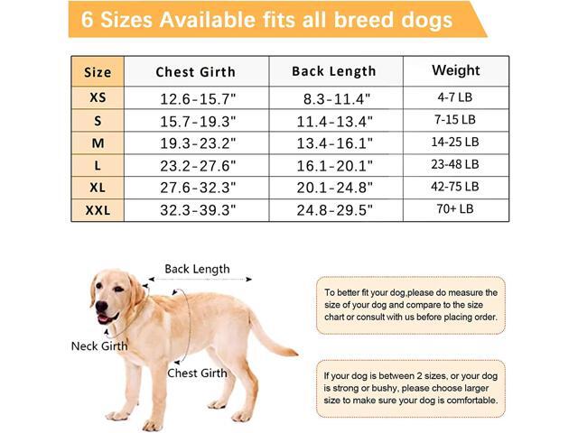 Kuoser Recovery Suit for Dogs Cats After Surgery, Professional Pet Recovery Shirt Dog Abdominal Wounds Bandages, Substitute E-Collar & Cone,Prevent...