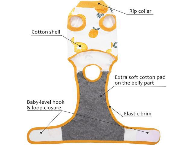 Kuoser Recovery Suit for Dogs Cats After Surgery, Professional Pet Recovery Shirt Dog Abdominal Wounds Bandages, Substitute E-Collar & Cone,Prevent...