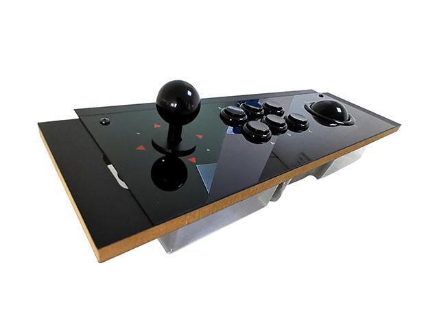Arcade Control Panel, Drop-In Upgrade For Legends Pinball Arcade Machine, Home Arcade, Plug and Play Arcade Style 8-Way Joy Stick and Trackball...