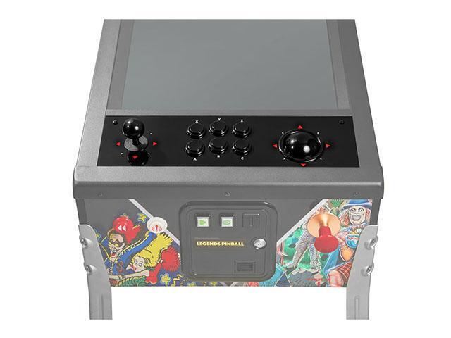 Arcade Control Panel, Drop-In Upgrade For Legends Pinball Arcade Machine, Home Arcade, Plug and Play Arcade Style 8-Way Joy Stick and Trackball...