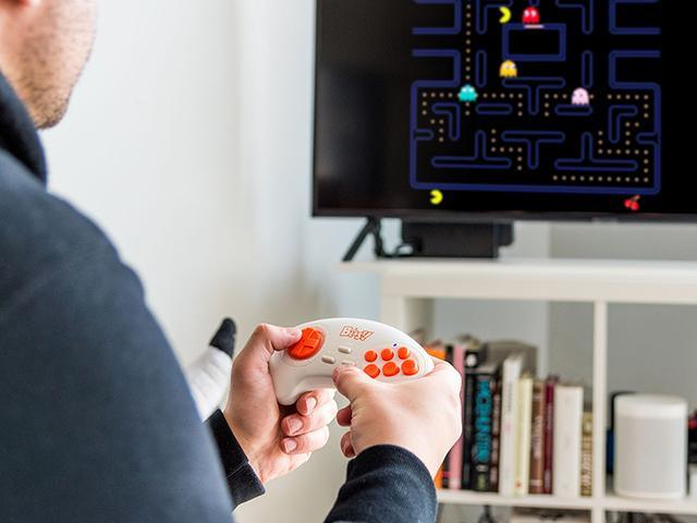 Bandai Namco Arcade Blast!, Connects Via HDMI, 8 Greatest Classic Retro Video Games, Pac-Man, Galaga, Mappy, More Built In, With a 2.4Ghz Wi-Fi...