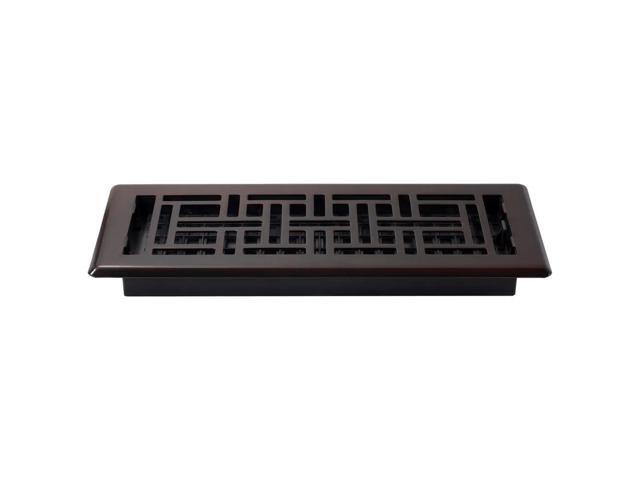 DECOR GRATES AJH412-RB Floor Register 5.5 X 13.5, Rubbed Bronze, Plastic