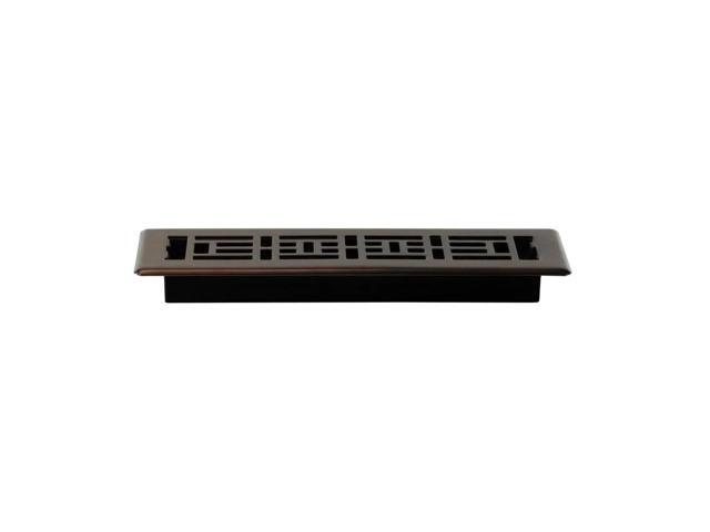 DECOR GRATES AJH212-RB Floor Register 3.75 X 13.5, Rubbed Bronze, Plated Steel