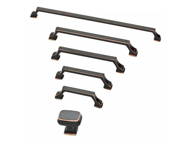 Liberty Brightened Opulence 5-1/16 in. (128 mm) Center-to-Center Bronze with Copper Highlights Cabinet Drawer Pull