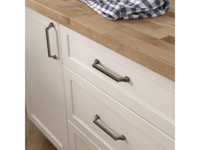Liberty Brightened Opulence 5-1/16 in. (128 mm) Center-to-Center Bronze with Copper Highlights Cabinet Drawer Pull