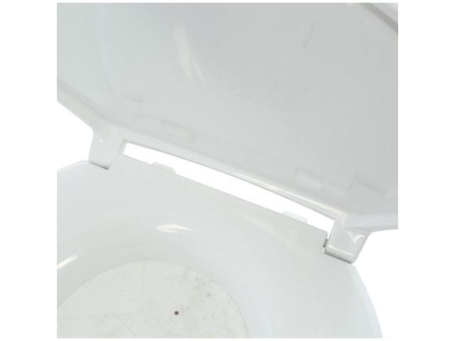 Standard Elongated Closed Front Toilet Seat With Cover In White
