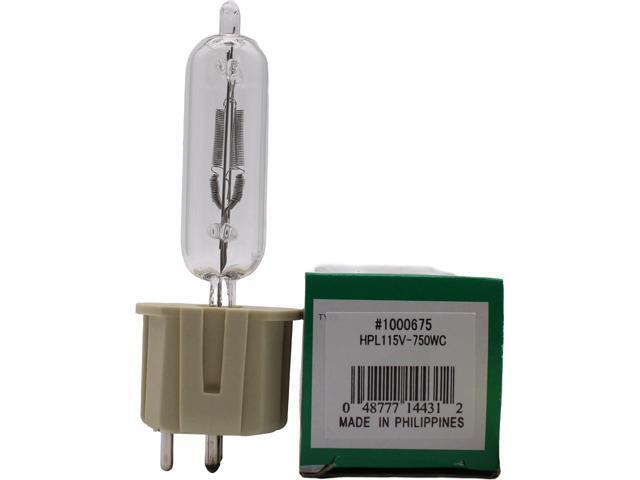 Ushio HPL 750W 115V+ 300HR Stage & Studio Lamp HPL-750/115V+, JS115V-750WC - 1000675