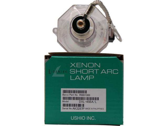 R9801069 4500W Xenon L Series Cinema Lamp powered by Ushio, 1300 Hour Warranty, for Barco DP2K-32B/DP4K-32B, DP-90/DP-100/DP-3000 - 5002265