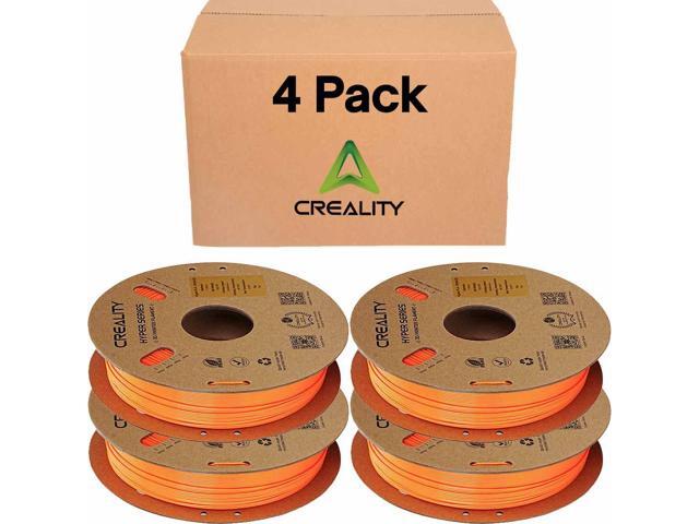 Creality Hyper PLA 3D Printer Filament 4 Pack - 1.75mm, 1kg Spool, Up to 600mm/s High-Speed Printing, +/-0.03mm Accuracy, Compatible with Creality...