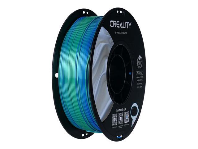 Creality Silk PLA Filament - 1.75mm, High Gloss Texture, 2.2lb Spool, Clog-Free, Easy Mold, Compatible with Creality Ender, CR Series, and Most FDM...