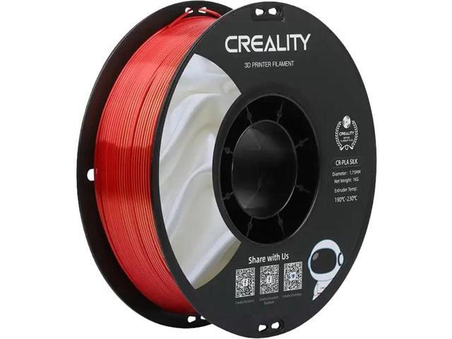 Creality Silk PLA Filament - 1.75mm, High Gloss Texture, 2.2lb Spool, Clog-Free, Easy Mold, Compatible with Creality Ender, CR Series, and Most FDM...