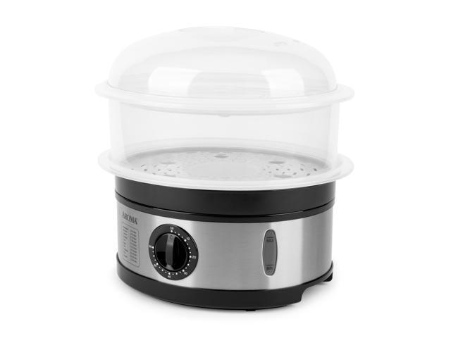 Aroma Housewares 5-Quart Food Steamer, Stainless Steel