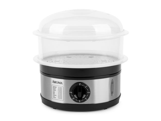 Aroma Housewares 5-Quart Food Steamer, Stainless Steel