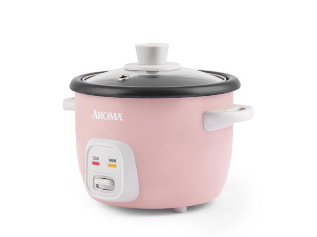 Aroma Housewares 4-Cups (Cooked) / 1Qt. Rice & Grain Cooker (ARC-302NGP), Pink