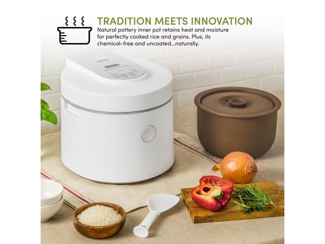 AROMA Professional 12-Cup (Cooked) / 3Qt. Purple Clay Rice & Grain Multicooker (ARC-7206P)