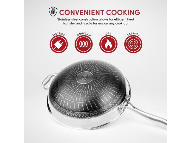 AROMA STAINLESS STEEL WOK