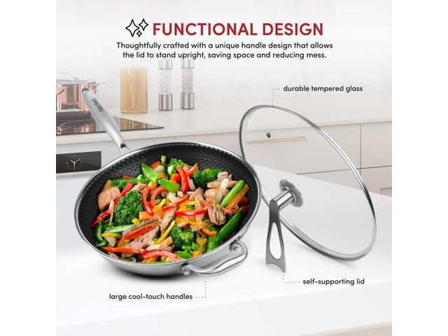 AROMA STAINLESS STEEL WOK