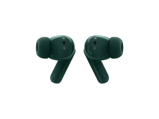 Motorola Moto Buds Bass XT2443-1 Dynamic ANC, Triple Microphone Array, Bluetooth 5.3, IP54 Water & Dust Resistant, Dolby Atmos Audio - (Posy Green)