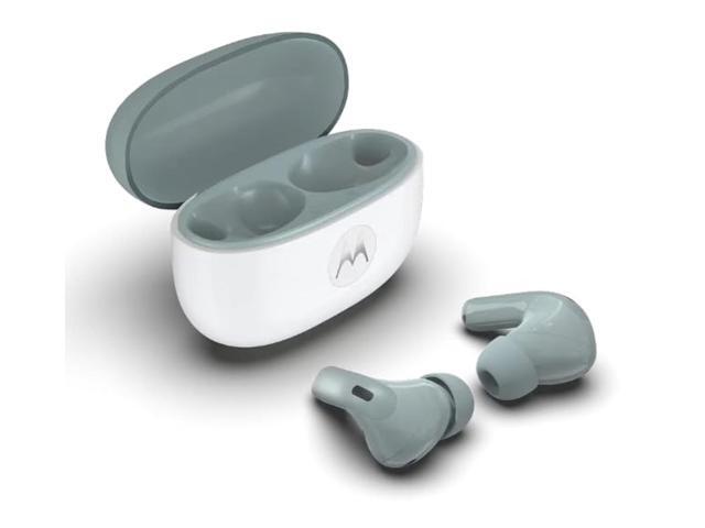 Motorola Moto Buds 2 In-Ear Headphones, 11mm Dynamic Drivers, Active Noise Cancellation, Bluetooth 6.0, Low-Latency HD Audio (PANTONE Grey Mist)