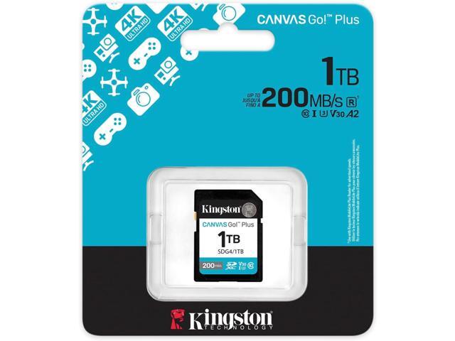 Kingston SDXC Canvas Go Plus (SDG4) Flash Memory Card 1TB