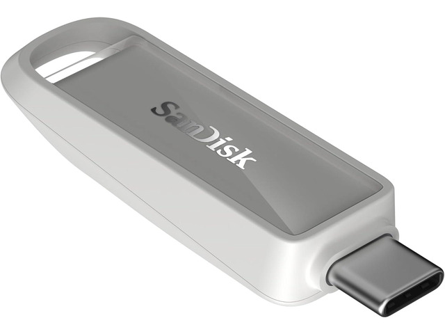 SanDisk USB Phone Drive with USB-C (Arctic White) Flash Drive 128GB