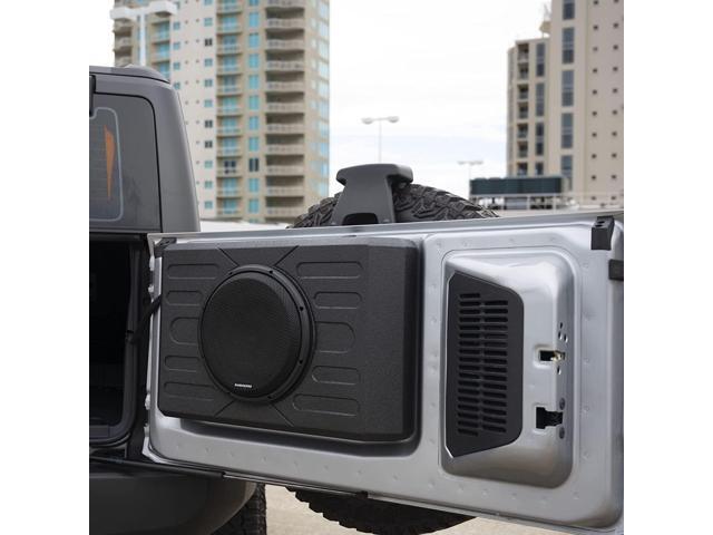 AudioControl - 12” Single-Voice-Coil 2-Ohm Loaded Subwoofer Enclosure - Black - image 6