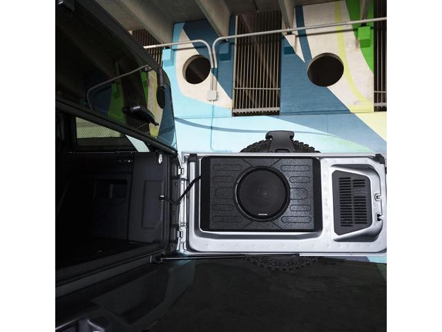 AudioControl - 12” Single-Voice-Coil 2-Ohm Loaded Subwoofer Enclosure - Black - image 7