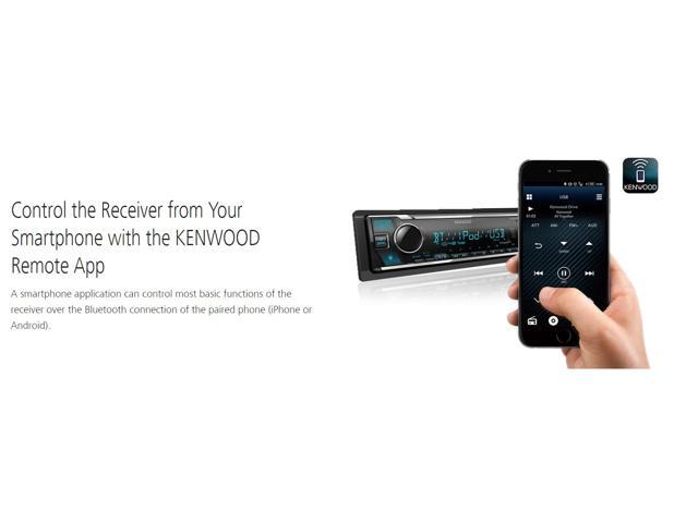 Kenwood - Bluetooth Digital Media (DM) Receiver with Alexa Built-In and Satellite Radio-Ready - Black - image 7