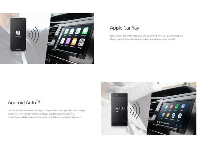 Sony - 7" Wireless Apple CarPlay and Android Auto Digital Media Receiver Maestro Compatible - Black - image 2