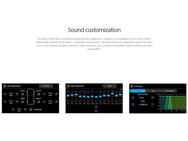 Sony - 7" Wireless Apple CarPlay and Android Auto Digital Media Receiver Maestro Compatible - Black - image 6