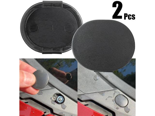 Yingshan 1 Pair Front Windshield Cowl Molding Oval Trim Cover Clips For Mazda 3 2004-2009