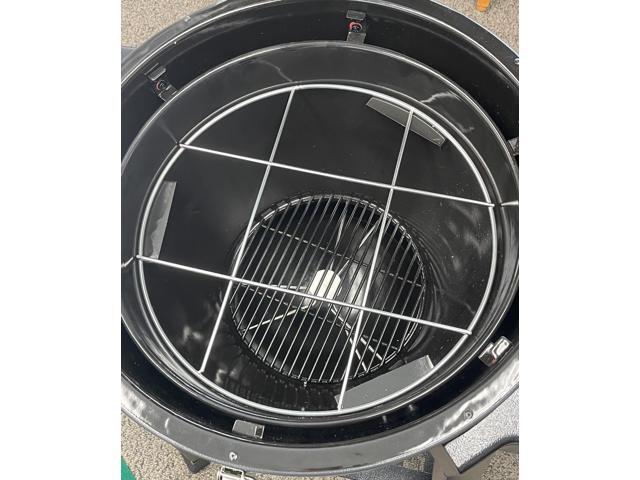 Trivet for Steel Kamado Grills- Chrome Plated Steel - Fits Rodeo Deluxe Steel Kamado Grills