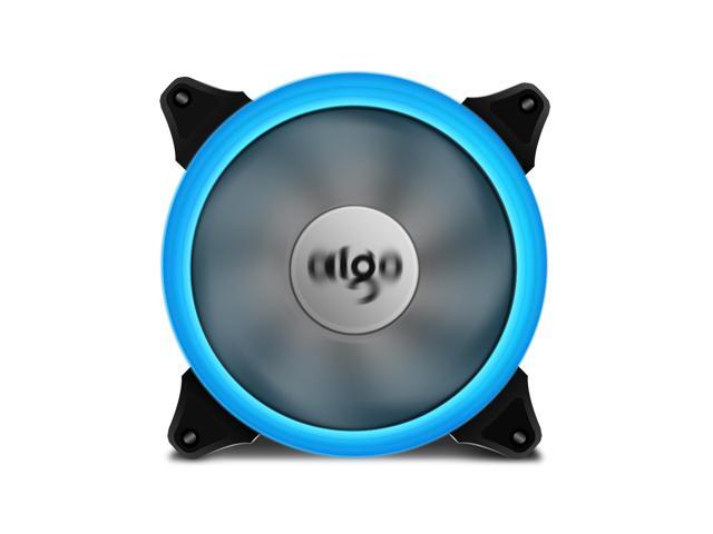 3pcs Vetroo LED Ring Fan 140mm 14cm Case Fan Silent Sleeve Bearing PC CPU Cooling Neon Quite Clear Case Fan Mod 4 Pin/3 Pin for Computer Cases CPU...