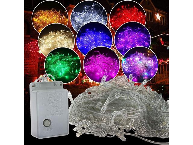 Autolizer 100 LED Fairy String Lights Battery Powered Lamp for Holiday Wedding Party Decoration Halloween Showcase Displays Restaurant or Bar and...