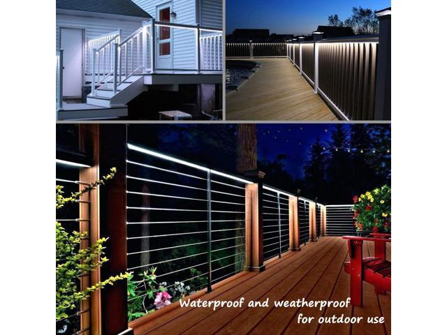 Autolizer 10 meters 100 LED White Fairy String Lights Battery Powered Lamp for Holiday Wedding Party Decoration Halloween Showcase Displays...
