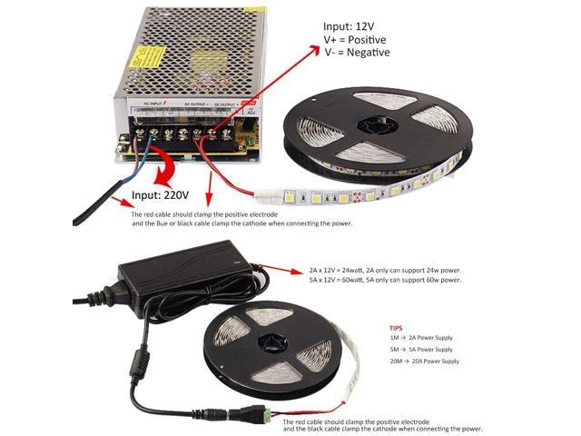 Autolizer 5 meters RED Light Strips 300 LEDs SMD 5050 Waterproof for Holiday / Home / Party / Indoor / Outdoor Decoration